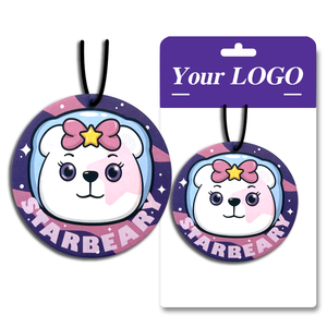 오래 지속되는 사용자 정의 자동차 종이 매달려 향수 나무 디자인 탈취제 냄새 공기 청정기 백미러 향수 향기 - Product Image 5