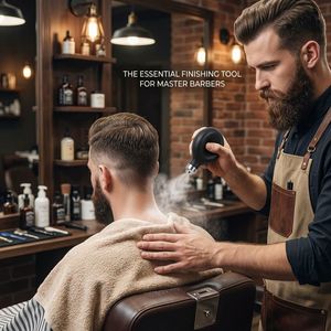 Soplador de Polvo Profesional de Goma para Cabello, Aplicador de Talco para Barbería, Plumero de Cuello, Herramienta de Peluquería y Estilismo - Product Image 5
