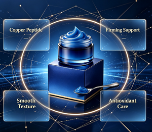 Crème Visage au Cuivre Peptide PDRN Réparation Avancée Raffermissante GHK CU Hydratant Éclat Lissant Soin de la Peau - Product Image 4