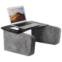 Table de lit portable multifonctionnelle en PU de haute qualité pour ordinateur portable, réglable en hauteur, pour lecture