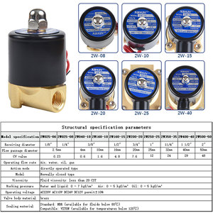 真鍮製噴水ソレノイドバルブ 2Wシリーズ ソレノイドバルブ 多様な仕様 全銅コイル ソレノイドバルブ - Product Image 2