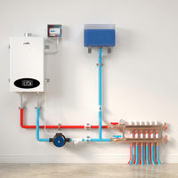 Chaudière murale électrique combinée 8 kW pour chauffage central et eau chaude sanitaire, chauffage domestique/par le sol/chaudière murale électrique