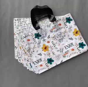 Sac à fond carré en gros, matériau PE épais, logo personnalisé, poignée souple, thermosoudé, pour restaurant, supermarché, shopping - Product Image 5