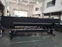 Für großformat ige 3,2 m Öko-Lösungsmittel-Tinten strahl drucker Mehrfarben-20, 02-46, 98 ㎡/h Roll-to-Roll-Drucker 32W Brutto leistung für den Außenbereich