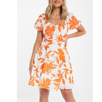 2024 usine nouvelle mode Sexy décontracté grande taille imprimé fleuri Maxi longue robe personnalisée pour les femmes plage Boho robe