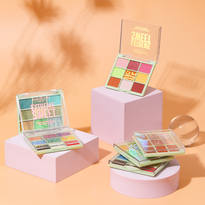 (NOUVEAU) YABAOLIAN Palette d'ombres à paupières transparente neuf couleurs Earth Tone Shimmer Matte Makeup Ins Eyeshadow - Product Image 2