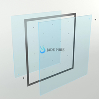 Vidrio de Vacío con Control Solar y Aislamiento Térmico Jade Pure Super, con Valor K Ultra Bajo, para Uso en Exteriores y Hoteles