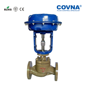 Vanne de régulation modulante COVNA WCB, vanne à diaphragme pneumatique en acier moulé, vanne à globe pneumatique à bride avec positionneur - Product Image 3