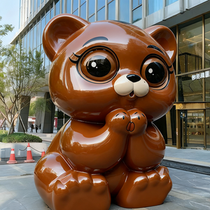 Benutzer definierte große Fiberglas-Zeichentrick figur und Tiers tatuen für die Dekoration des Einkaufs zentrums - Product Image 2