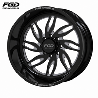 Jantes tout-terrain 20x10 22x12 22x14 24x12 24x14 26x14 26x16 pour camions rehaussés 8x170 8x180 8x6.5 6x5.5 6x135 Roues forgées pour F-250 F-350