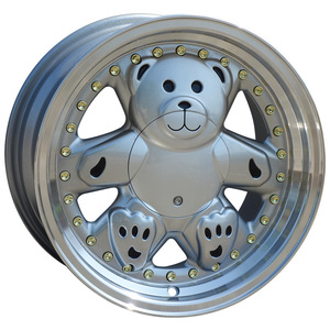 Fonyee pour Ronal URS Teddy Bear 15 pouces 15x8 4x10 0/114.3 Deep Dish Concave 4 trous de roue Huecos alliage roues de voiture <span class=keywords><strong>jantes</strong></span> automatiques - Product Image 1