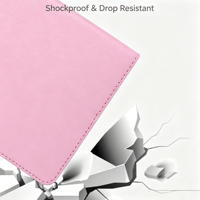 Casing Pelindung Kulit PU Lipat Dua Lipat untuk iPad 10.2/10.5 9.7'' Air1/Air2 dengan Tempat Pena