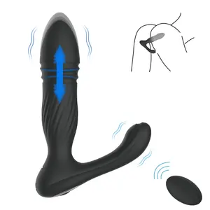 Groothandel Butt Plug 10 Vibrerende Stuwende Anale Vibrator Analen Speelgoed Prostaat Massager Anale Man