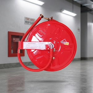 Red Flexible <b>Fire</b> Hose Reel Foam Firefighting Equipment Retractable Hose Connector for Airport <b>Fire</b> Protection - Product Image 4