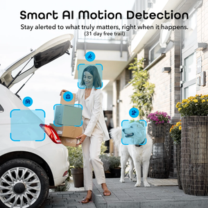 Cámaras de Seguridad Solares Inalámbricas para Exteriores con APP Tuya Smart, Cámaras con IA de 3MPx para Sistema de Seguridad Doméstica (Kit de 2 Cámaras) - Product Image 5