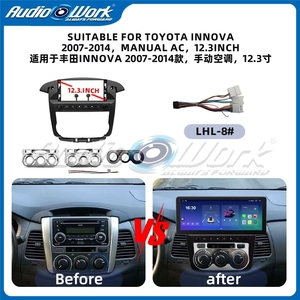 Marco Android para coche Toyota Innova 2007-2014 al por mayor, marco para radio de coche, marco para reproductor de DVD de coche, marco para audio de coche - Product Image 2