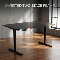 Bureau de jeu et d'apprentissage AOR pour café Internet et domicile, silencieux, réglable en hauteur, pour Esports, position assise ou debout, en matériau E0, vente en gros usine