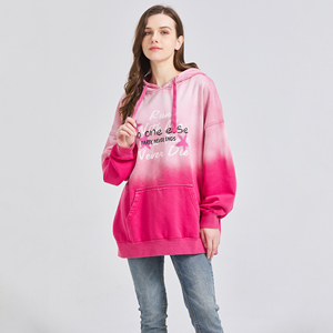 Oversized Pullover Hoodie <b>Spray</b> Dye Ombre 100% Cotton / CVC Fleece or French Terry Custom Print Streetwear - Product Image 6
