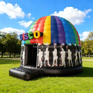 <span class=keywords><strong>Deluxe</strong></span> Heavy-Duty PVC inflable Disco Bouncer House Outdoor Fun Jumping Castle - Product Image 1