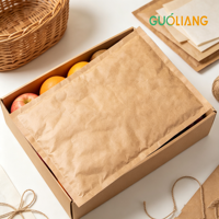 Feuille de palette en papier kraft écologique, absorbant l'humidité, antidérapante, biodégradable, pour protéger les fruits, taille personnalisée