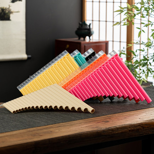 Pan flauto 18 Pipe Pan Pipe strumento chiave C eco-friendly ABS resina panpipe strumento musicale per principianti apprendimento insegnamento - Product Image 4