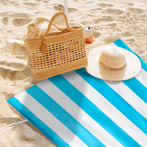 Telo Mare Turco Eco-Friendly Personalizzato <span class=keywords><strong>per</strong></span> Lettino Prendisole Estivo con Tasche, in Morbida Microfibra ad Asciugatura Rapida - Product Image 4