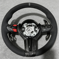 Volant de voiture en fibre de carbone M Sports pour BMW F30 F35 F36 F33 F10 F15 F36 F20 F22 F25 F32 F80 F90 M3 M4 M5 X5 E70 E90 E91 E92