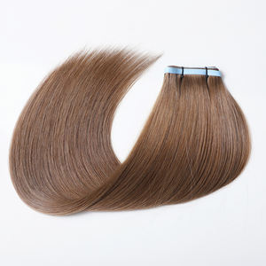 Pita perekat injeksi tak terlihat panjang ekstensi rambut jenius ekstensi rambut keriting kulit PU untuk rambut manusia - Product Image 3