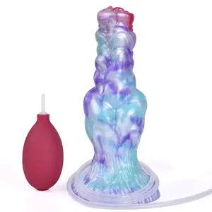 YOCY ürün yüksek dayanıklılık silikon yangın ejderha buz ejderha hayvan Penis oyuncak modeli kadın mastürbasyon enis Owinpgverflo