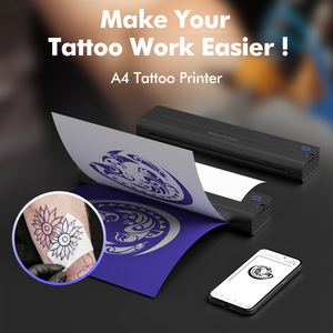 Tattoo Printer A4 Thermal Printer Bluetooth Mobile Phone <b>Mini</b> Body Tattoo Transfer Machine DIY Printing - Product Image 3