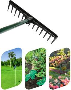 Porte-sable Double face Durable en usine, tête de râteau de Golf, plage de conduite de terrain de Golf, piège à sable, Bunker, râteau de jardin, cour - Product Image 2