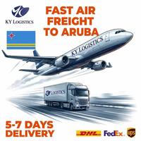 Agent d'expédition express rapide vers Aruba, service logistique, transitaire Chine vers San Nicolas, service aérien porte-à-porte