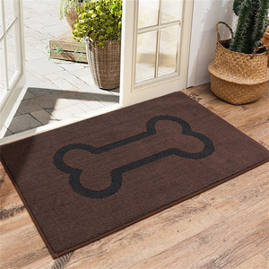 Alfombra de entrada interior Dirt Trapper, alfombrilla de entrada absorbente, lavable, antideslizante, alfombrilla para pie de puerta delantera para mascotas, patas húmedas - Product Image 1