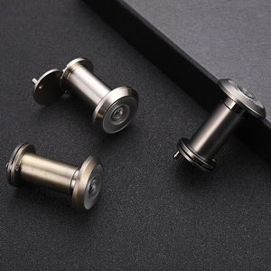Visiophone de porte en alliage de zinc, or, noir, gris, haute définition, grand angle, avec couvercle arrière, style moderne et simple - Product Image 3