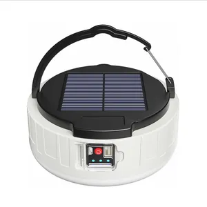 Luz de emergencia Solar recargable por USB, luces solares portátiles, linterna de Camping, luz LED nocturna, lámpara Solar para exteriores