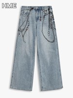 Nouveau Jean Droit Femme 2026 Délavé Taille Haute Coupe Classique Denim Vintage Décontracté Été Streetwear