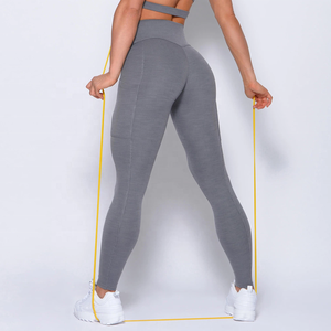 Mallas deportivas texturizadas con bolsillos para mujer, gran oferta - Product Image 5