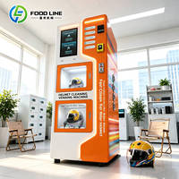 Distributeur automatique de nettoyage de casques pour usage extérieur, étanche et antirouille