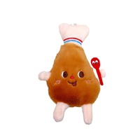 Niedlicher Pommes-Anhänger, Hamburger-Plüsch-Schlüsselanhänger, Taschenpuppe, Spielzeugpuppe, Plüschtier aus PP-Baumwolle, Großhandel