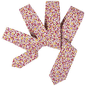Оптовая продажа, Модный новый дизайн, небольшой цветочный хлопковый узкий галстук, узкие галстуки для мужчин - Product Image 1