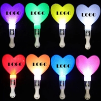 Promotional Party Decorations Custom Logo 11*23cm Multi-Color Star Shape Flashing Led Glow Sticks for Party Concert Festival