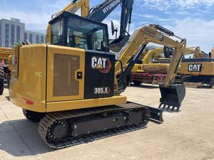 Energy-Saving Design Low-Noise <b>Fish</b> Pond Expansion Digging 5.5 Ton CAT 305.5E2 Used Mini Track Excavator - Product Image 5