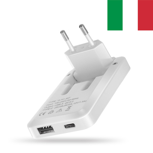 Nuovo Modello 2026 Caricabatterie da Viaggio Sottile Italiano Prodotto Esclusivamente da Yilon Company come Oggetto Commemorativo da Collezione - Product Image 1
