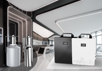 Diffuseur d'arômes professionnel électrique contrôlé par IoT pour bureau, en verre trempé métallique, 1000 ml, avec 1 an de support CVC pour huiles essentielles