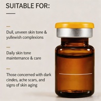 Sérum Booster Éclaircissant à la Glutathion Cocktail Ampoule Inno Alternative Infusion Profonde Sérum Éclaircissant pour la Peau avec Vitamine C