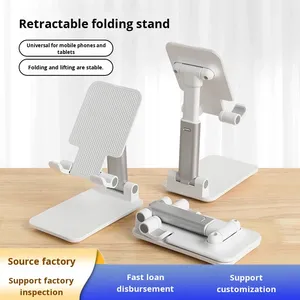 Support <span class=keywords><strong>de</strong></span> téléphone portable Support <span class=keywords><strong>de</strong></span> <span class=keywords><strong>tablette</strong></span> Suivi intelligent Conception pliable Logo personnalisable pour diffusion en direct paresseux - Product Image 2