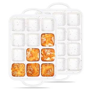 MUYULINS Factory 12-cup LFGB non-stick BPA Free metal reinforced frame square <b>silicone</b> cake pan American muffin tray <b>baking</b> - Product Image 1