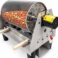 Petite machine électrique et à gaz pour la maison et le commerce, pour la torréfaction de cacahuètes, de graines de melon, de grains de café, de châtaignes et de noix