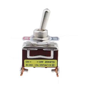 Interruptor de encendido y apagado en miniatura, interruptor de palanca SPST pequeño, con cubierta impermeable resistente, 12V, 6 A/250 VAC, 10 A/125VAC - Product Image 6