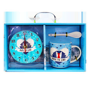 Tasse à café en porcelaine <span class=keywords><strong>espagnole</strong></span> en céramique, nouveau Design, vente directe d'usine, ensemble cadeau pour la fête des pères - Product Image 2